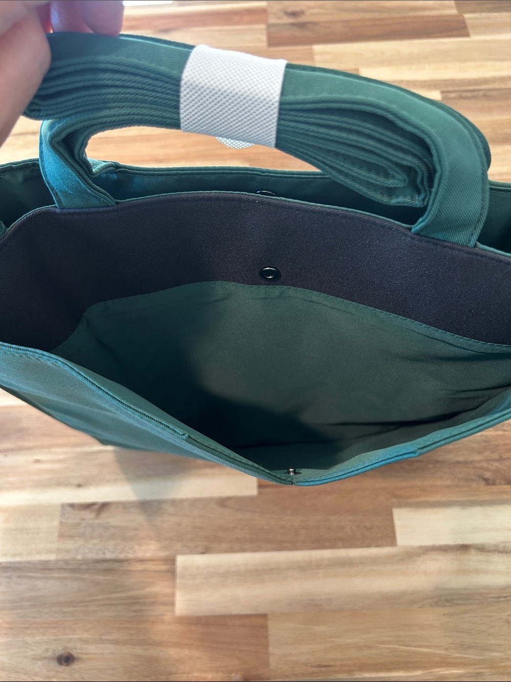 Prada Emerald Tote with Top Handles - Picture 2 of 8
